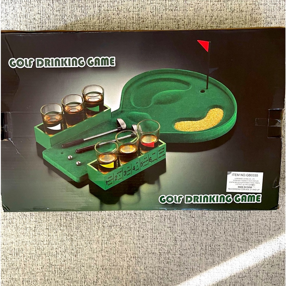 Fun Golf Drinking Game New In Box